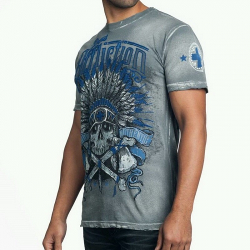 Футболка Affliction Tomahawk Grey купити